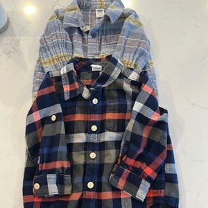 Old Navy + Gap Boys Button Down Shirts